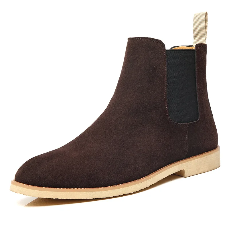 MACUBEZ – STEELEDGE Starke Chelsea Boots für Herren mit Zehenkappe