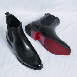 MACUBEZ – VINTORO Retro Chelsea Boots für Herren im Vintage-Design