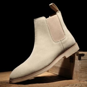 MACUBEZ – NOBLEGRIP Stabile Chelsea Boots für Herren mit Fersenhalt