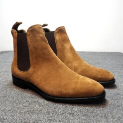 MACUBEZ – NIGHTWALK Sichere Chelsea Boots für Herren mit Grip-Sohle