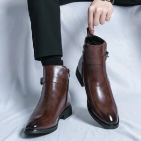 MACUBEZ – CRAFTELIO Handgefertigte Chelsea Boots für Herren aus Echtleder
