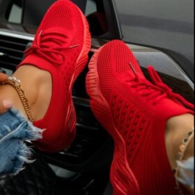 MACUBEZ – ROYELLA Luxuriöse Sneaker für Damen mit Metallic-Finish