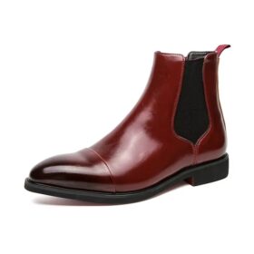 MACUBEZ – VINTORO Retro Chelsea Boots für Herren im Vintage-Design