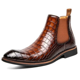 MACUBEZ – CASTOR Futuristische Chelsea Boots für Herren im modernen Look