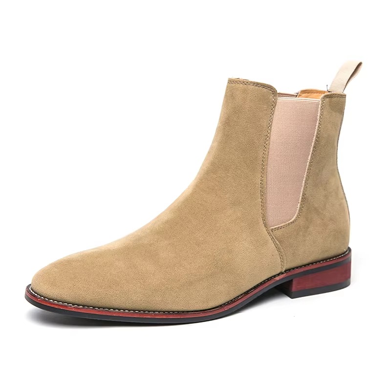 MACUBEZ – BRICKWELL Flexible Chelsea Boots für Herren mit Gummisohle
